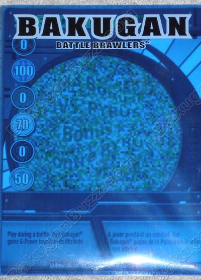  Bakugan Card Sleeves Exclusive 6 Card Set